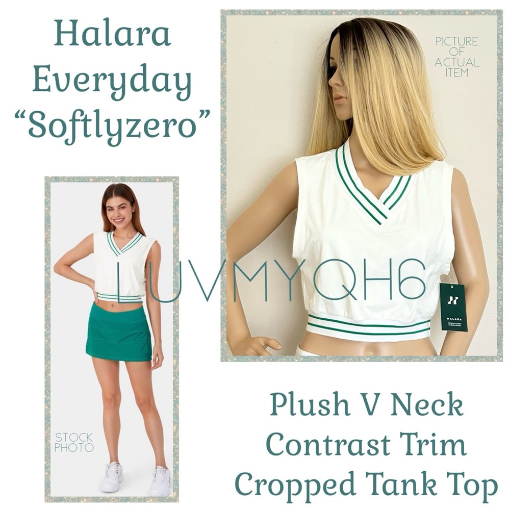 Halara Everyday V-Shaped Cropped Tank Top